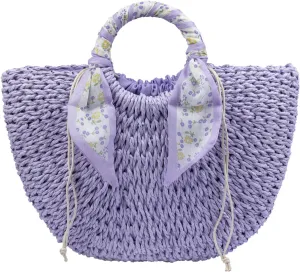 Straw bags for women 2025 Summer Rattan Bags Women Straw Hand-woven Top-handle Handbag Sea Rattan Tote Clutch