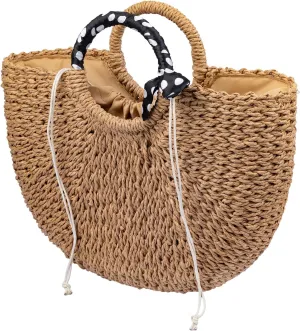 Straw bags for women 2025 Summer Rattan Bags Women Straw Hand-woven Top-handle Handbag Sea Rattan Tote Clutch