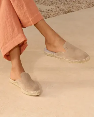 Suede Mules - W19M0 - Hamptons Vintage Taupe