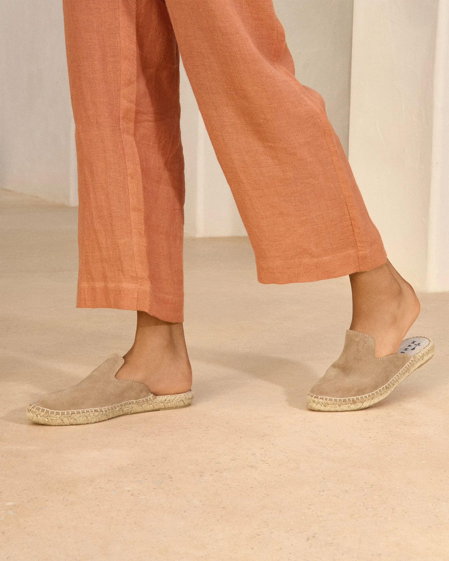 Suede Mules - W19M0 - Hamptons Vintage Taupe