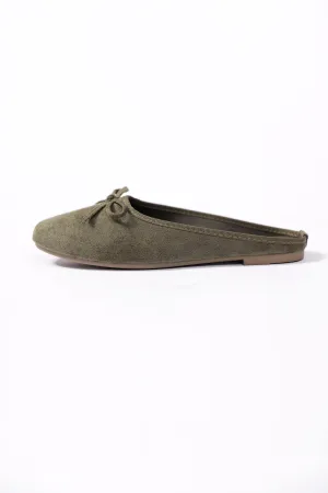 SUEDE MULES