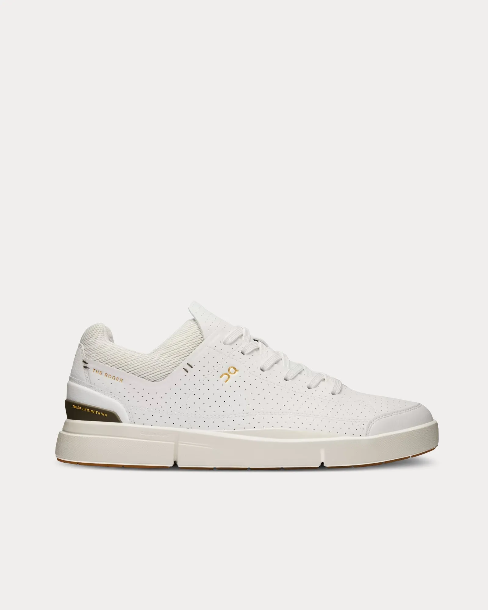 The Roger Centre Court White / Olive Low Top Sneakers