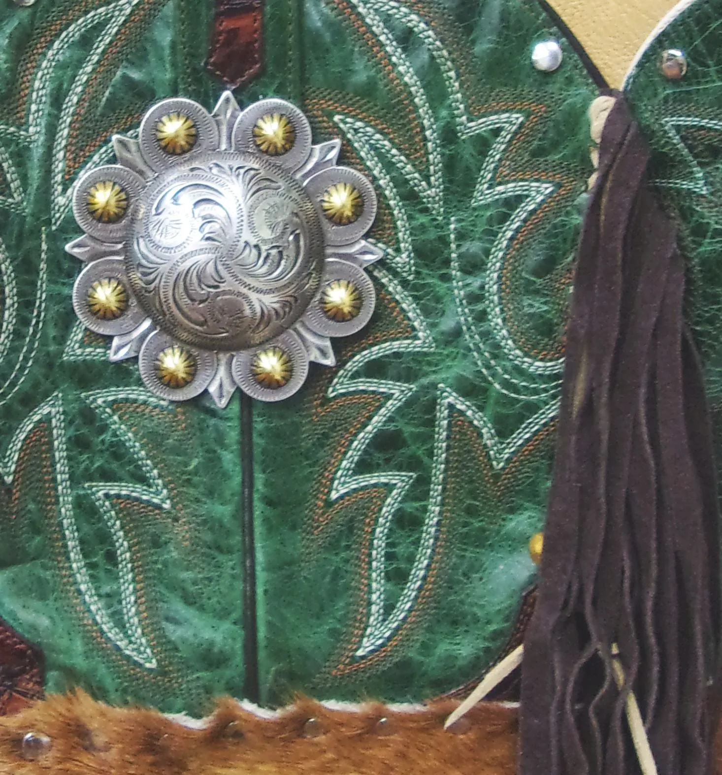 Top Shelf Cowboy Boot Purse with Fringe TS309