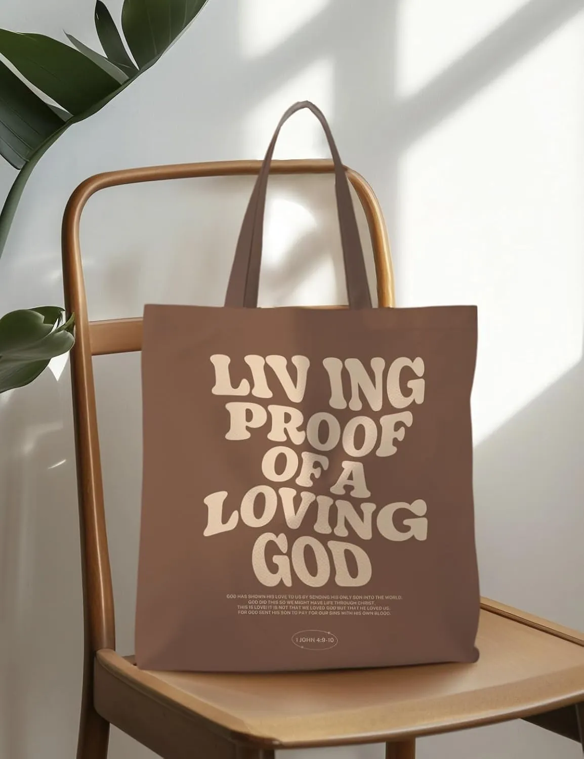 Tote Bag - Christian Gifts for Women, Canvas Bags with Bible Verse Designs