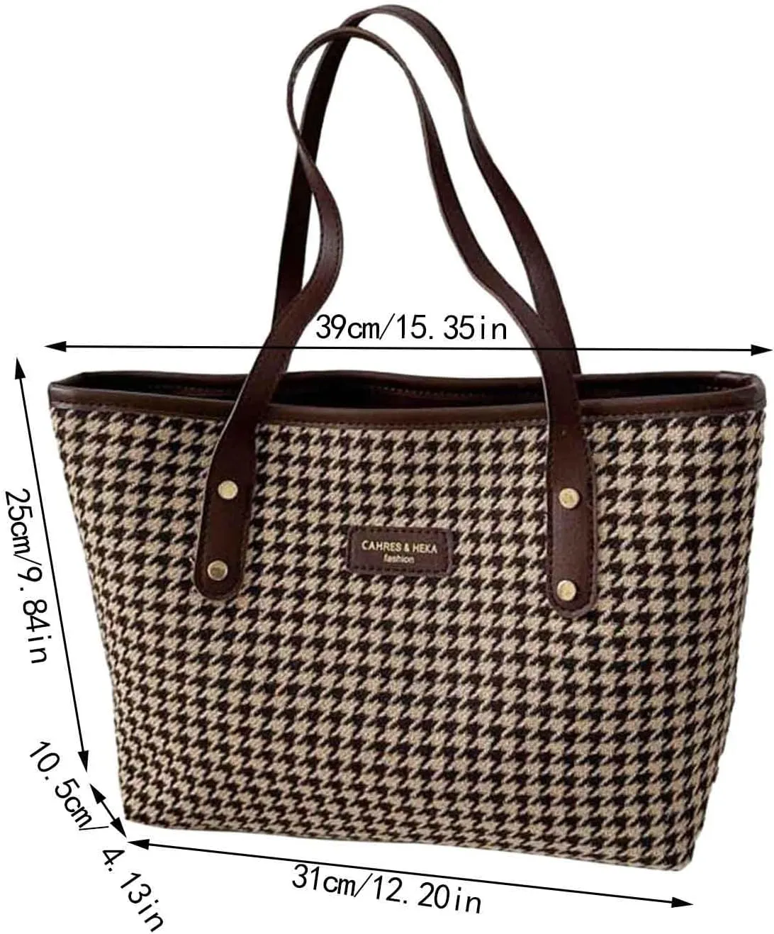 Tote Bag For Women Retro Hobo Handbags Woman Large Designer Ladies Bag Pocket Purse Leather For Daily Shopping Travel H