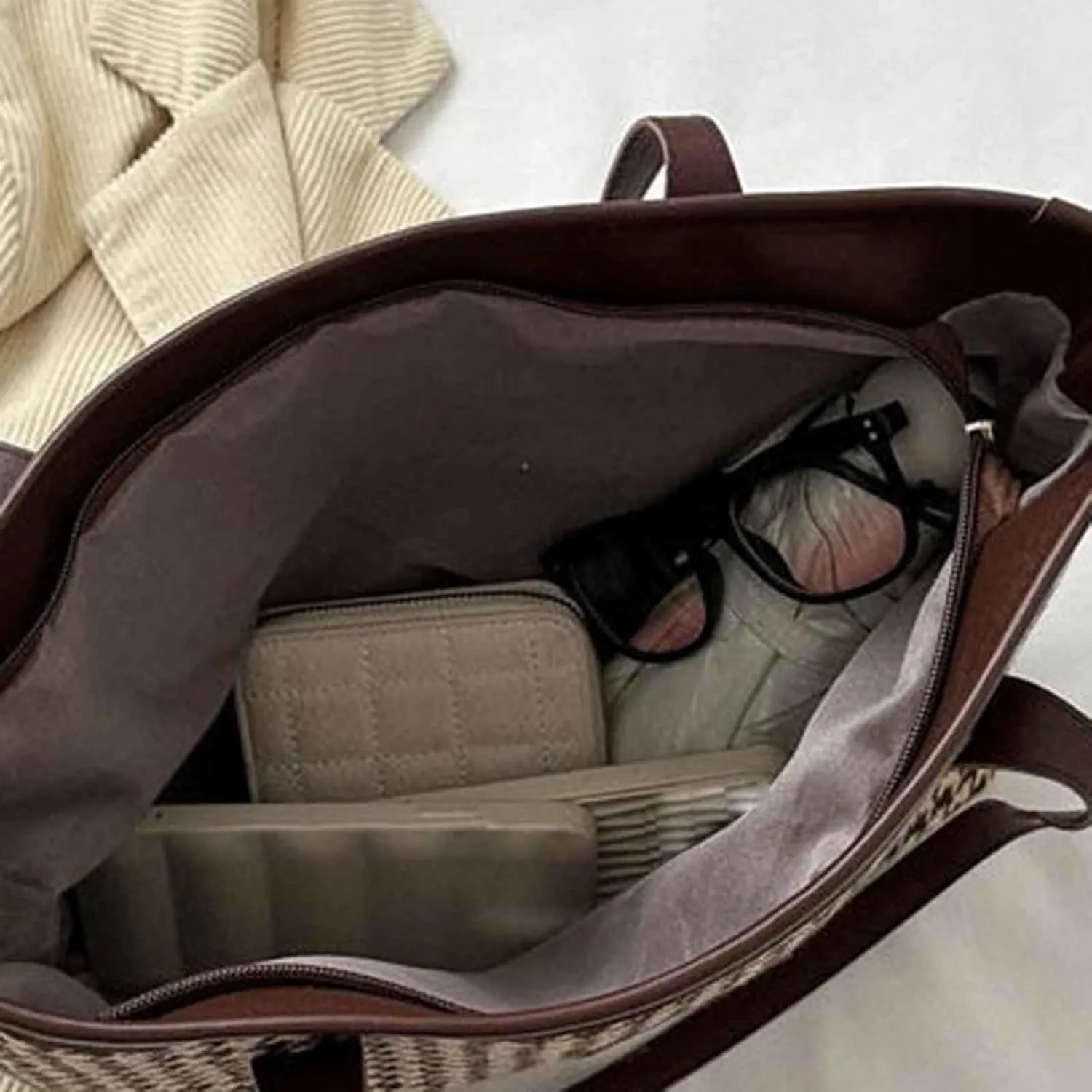 Tote Bag For Women Retro Hobo Handbags Woman Large Designer Ladies Bag Pocket Purse Leather For Daily Shopping Travel H