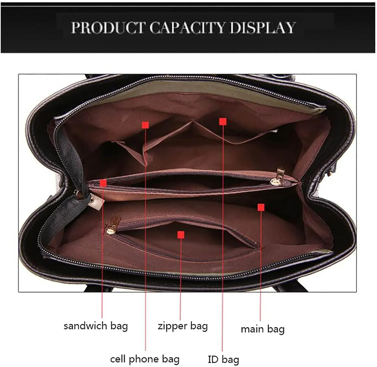 Tote Bag For Women Work Color Block Leather Large Handbags Shoulder Bag With Top Handle For Her Mom Sister