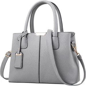 Tote Bag For Women Work Color Block Leather Large Handbags Shoulder Bag With Top Handle For Her Mom Sister