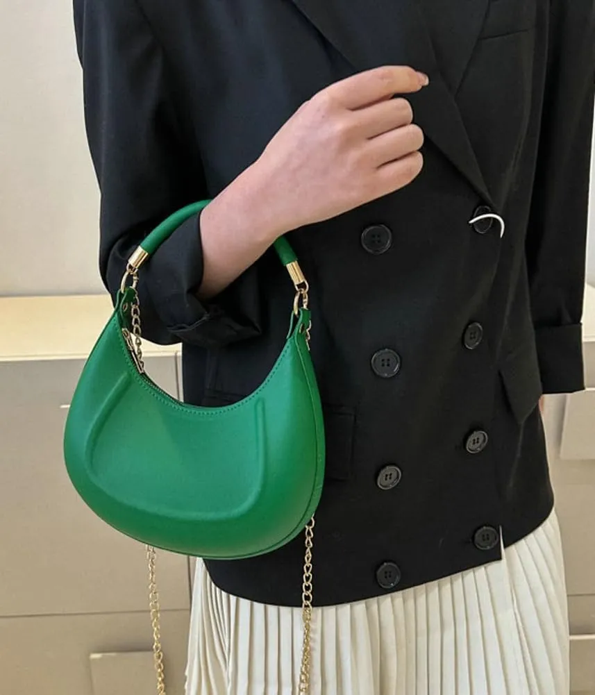 Tote Bags for Women PU Leather Crossbody Bags Y2K Hobo Handbag Crescent Shoulder Purse