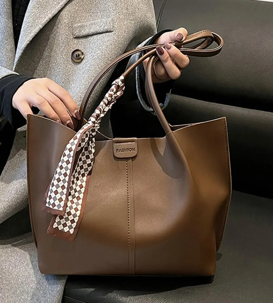 Tote Bags Top Handle Satchel Handbags PU Faux Leather Women Ladies Work Shopping Dating 2024