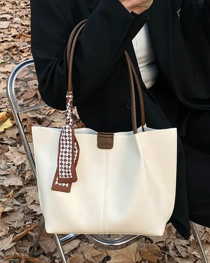 Tote Bags Top Handle Satchel Handbags PU Faux Leather Women Ladies Work Shopping Dating 2024