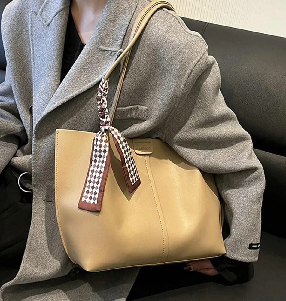 Tote Bags Top Handle Satchel Handbags PU Faux Leather Women Ladies Work Shopping Dating 2024