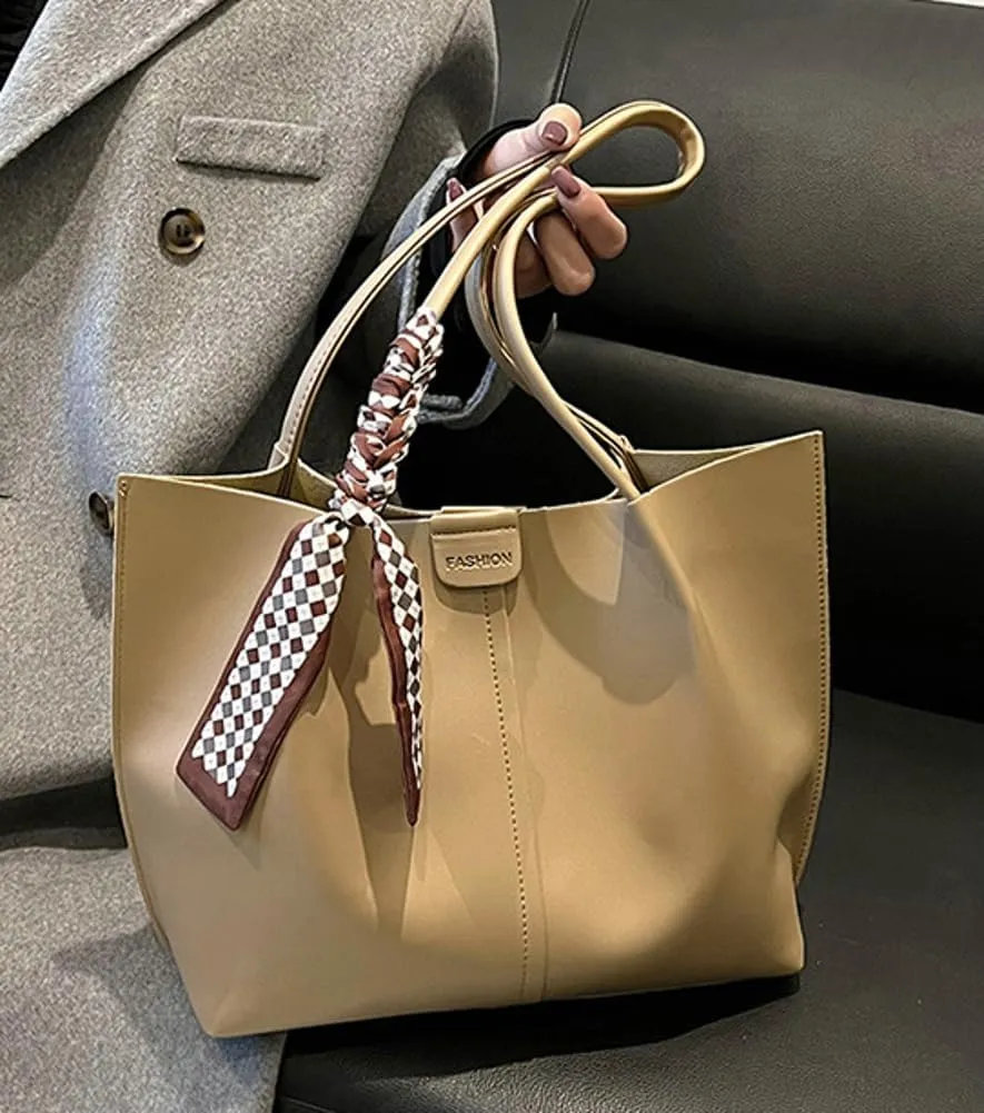 Tote Bags Top Handle Satchel Handbags PU Faux Leather Women Ladies Work Shopping Dating 2024