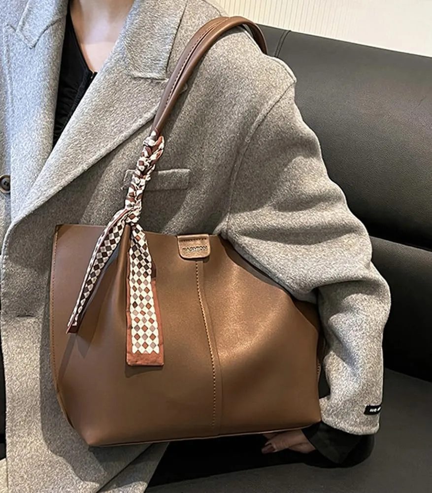 Tote Bags Top Handle Satchel Handbags PU Faux Leather Women Ladies Work Shopping Dating 2024