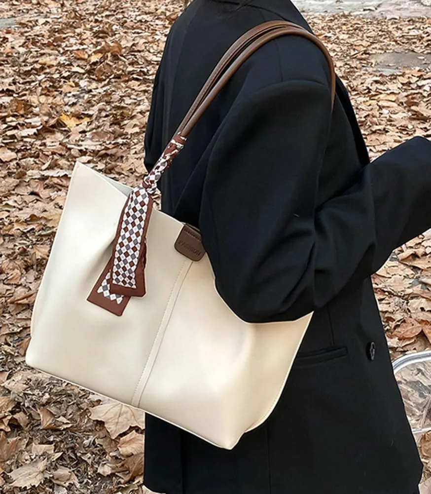 Tote Bags Top Handle Satchel Handbags PU Faux Leather Women Ladies Work Shopping Dating 2024