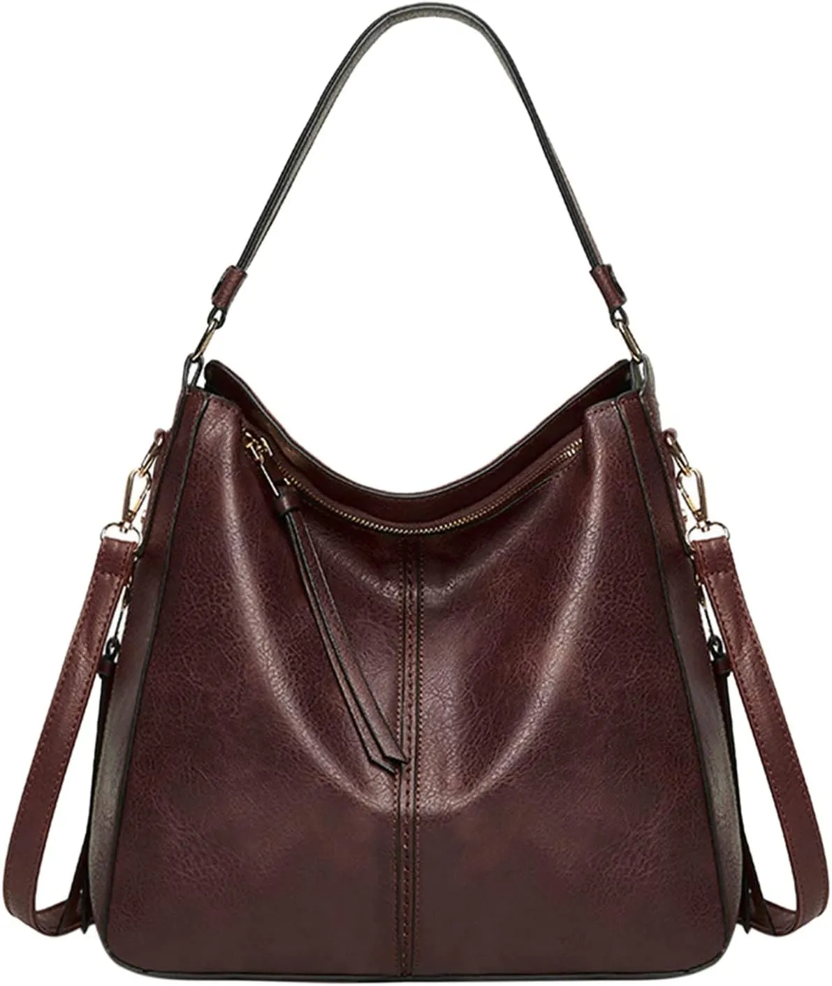 Totes For Storage Hobo Handbags Large Designer Ladies Bag Bucket Purse Faux Leather For Shopping Travel