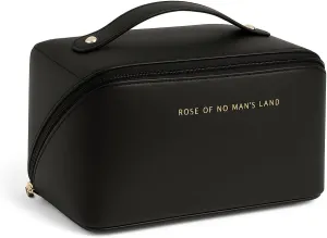 Travel Makeup Bag for Women, Waterproof Cosmetic Organizer (black)