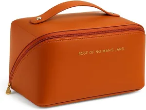 Travel Makeup Bag for Women, Waterproof Cosmetic Organizer (camel)