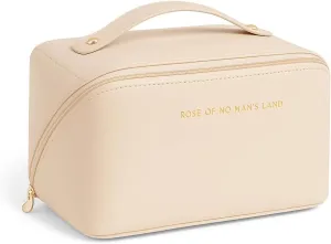 Travel Makeup Bag for Women, Waterproof Cosmetic Organizer (white)