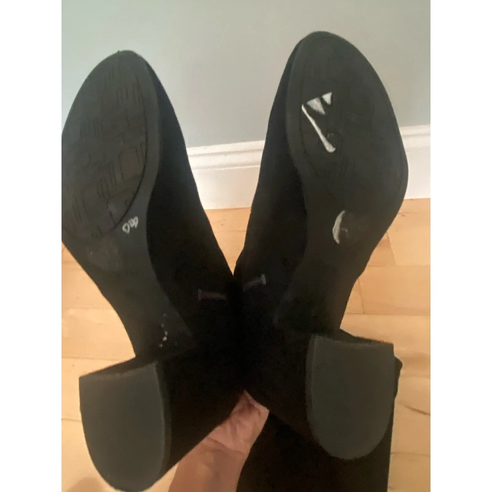 Unisa Over-the-knee Faux Suede Black Boots Size 9