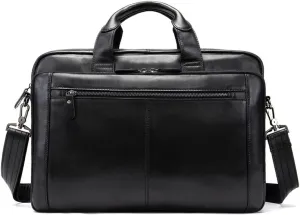 Vintage Leather Bag Business Handbag Men's shoulder Briefcase Computer Bag