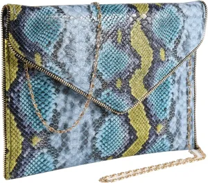 WGS Stylish Women's Clutches with Chain Strap Case Evening Bag for Cards, Money, Phone, Make-up Kits, Wallet