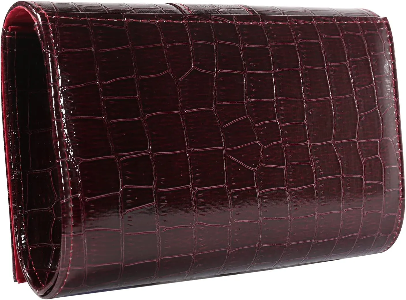 WGS Stylish Women's Clutches with Chain Strap Case Evening Bag for Cards, Money, Phone, Make-up Kits, Wallet