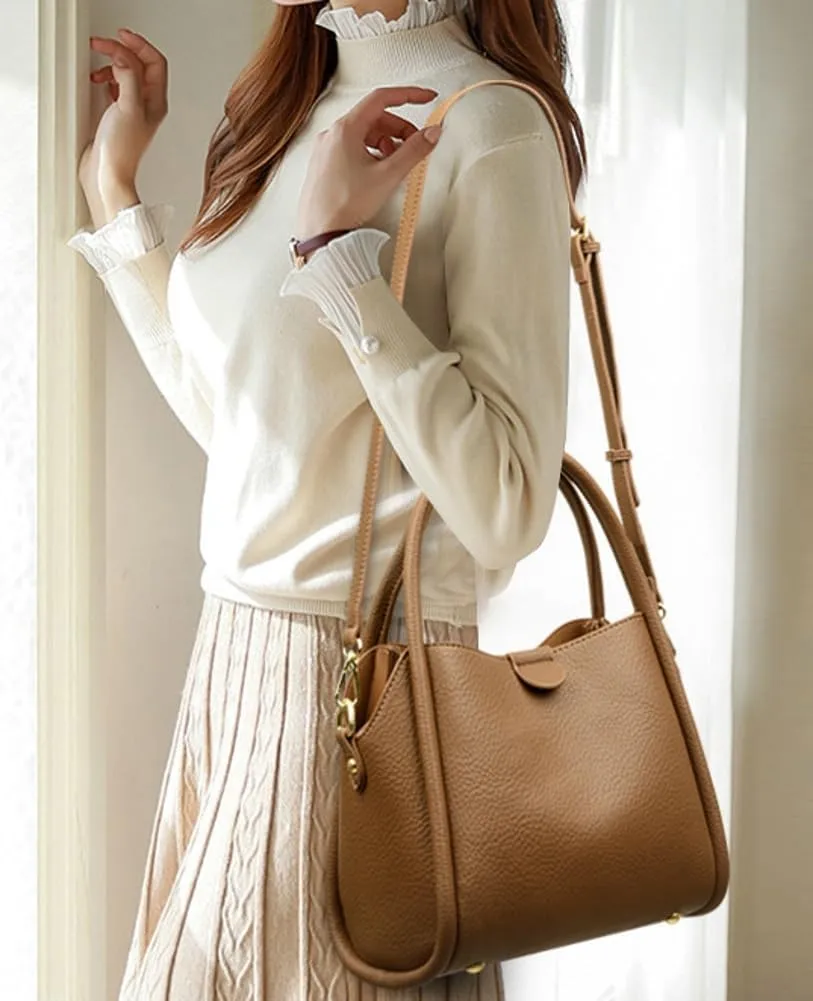 Women Bucket Bag Vegan Leather Shoulder Handbags Crossbody Bags Ladies Top Handle Tote Purse Casual Work Bag Large 2025
