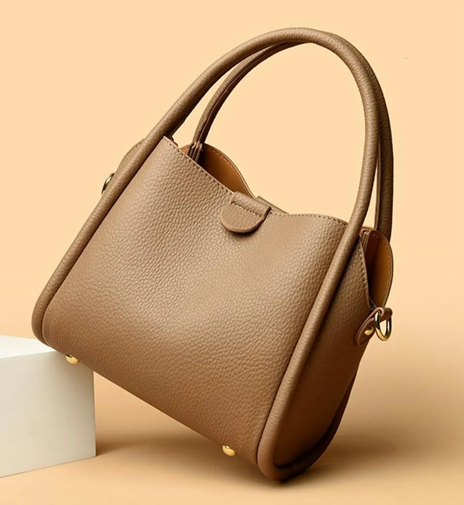 Women Bucket Bag Vegan Leather Shoulder Handbags Crossbody Bags Ladies Top Handle Tote Purse Casual Work Bag Large 2025