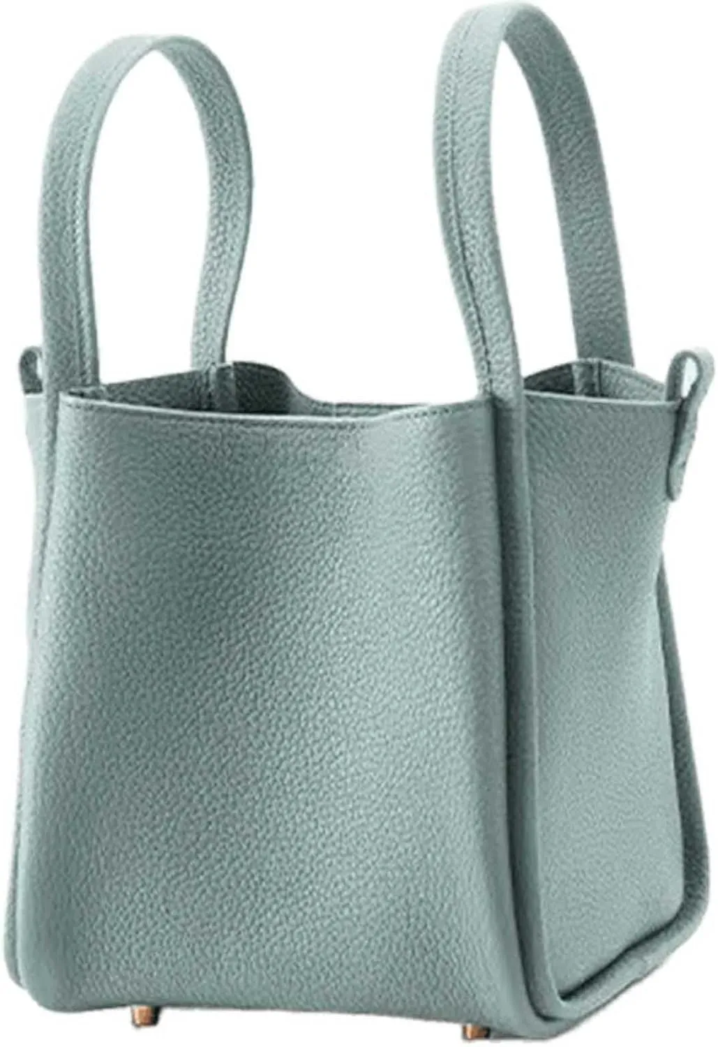 Women's Classic Design Luxury Leather Bag Soft Handbag Fashion Multi functional Bucket Bag Elegant Handbag
