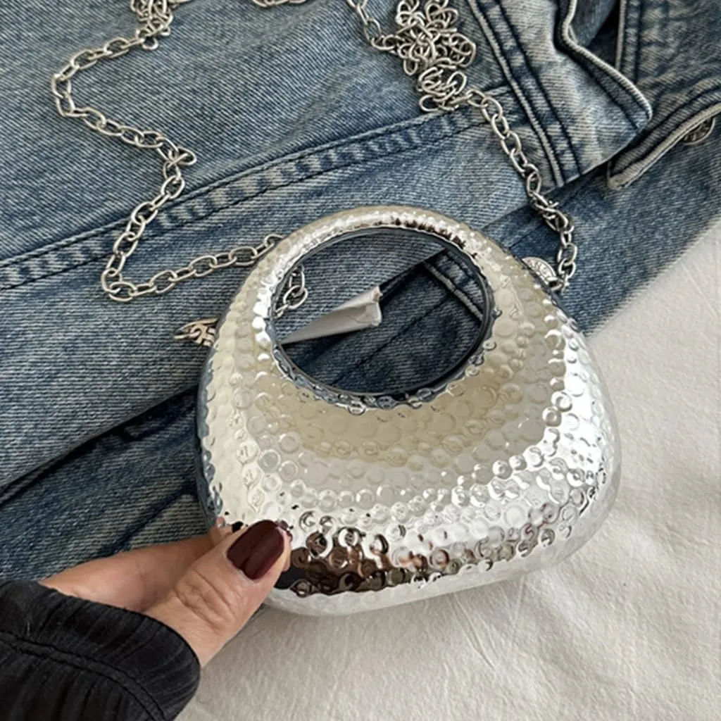 Womens Evening Clutch Bag Small Evening Handbag Chain Strap Crossbody Bag Lovely Acrylic Shoulder Bag for Party
