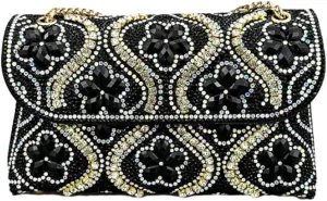 Women's Evening Clutch Purses Trendy flowers Rhinestone Bag Luxury Handbags for Weddings Formal Prom Party 2025