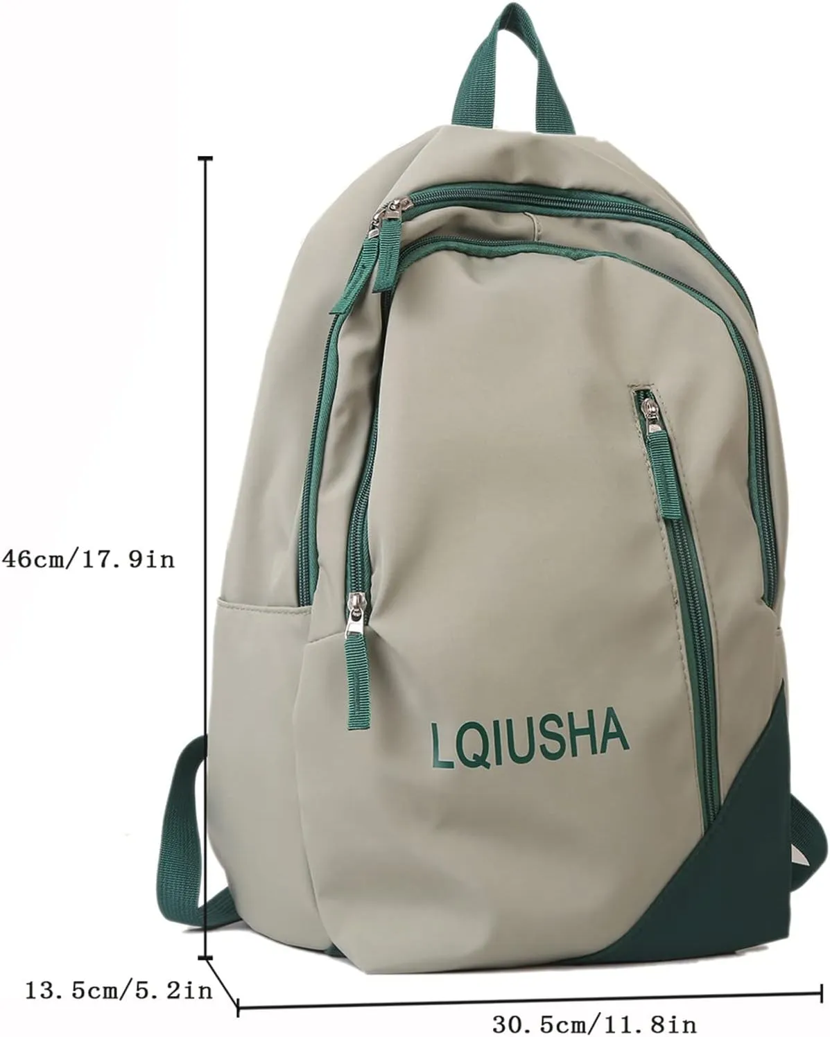 Women's Fashion Casual Shoulder Bag Adjustable Shoulder Belt Zipper Backpacks Fashion Bags for Travel Work Gift(White)