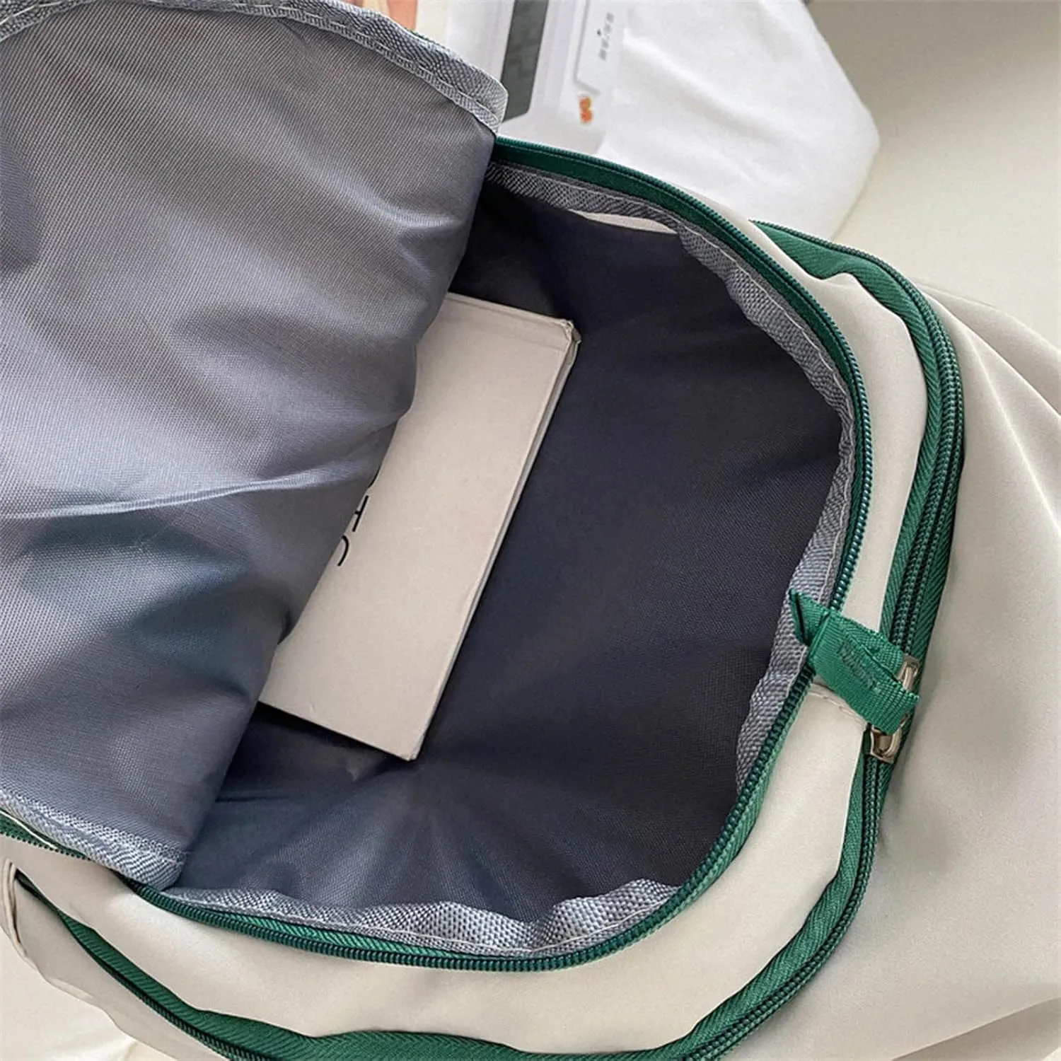 Women's Fashion Casual Shoulder Bag Adjustable Shoulder Belt Zipper Backpacks Fashion Bags for Travel Work Gift(White)