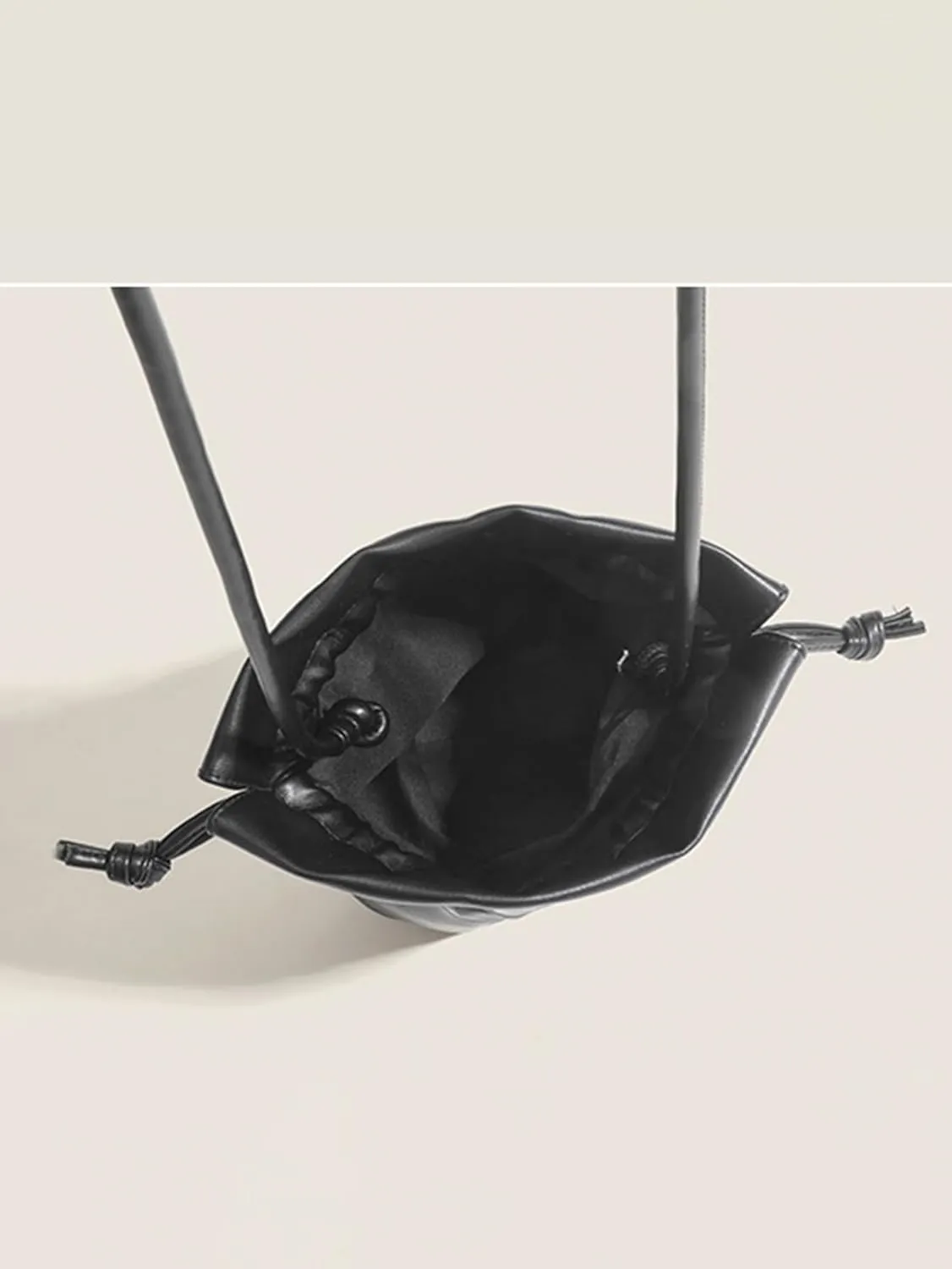 Women's Pleated Clutch Y2K Hobo Bucket Bags Ruched PU Leather Underarm Purse Shoulder Crossbody Handbags With Strap