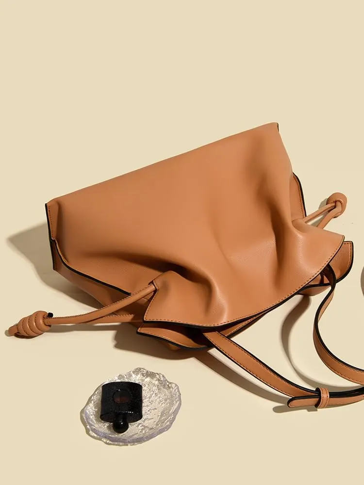 Women's Shoulder Bags Handbags Soft Drawstring Purses Convertible Clutch Crossbody Bag