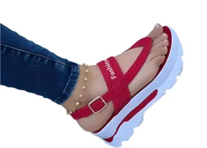 Women's Summer Wedge Sandals – Stylish & Comfortable Platform Heels for Casual Elegance