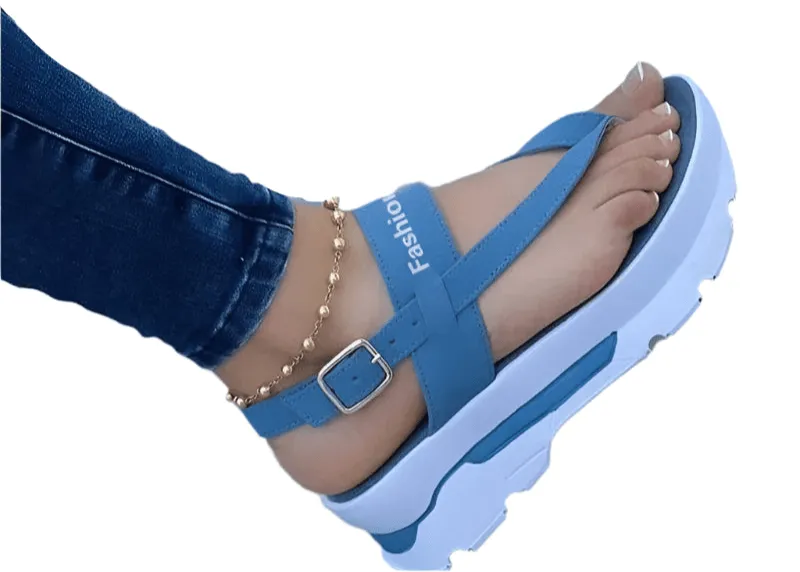 Women's Summer Wedge Sandals – Stylish & Comfortable Platform Heels for Casual Elegance