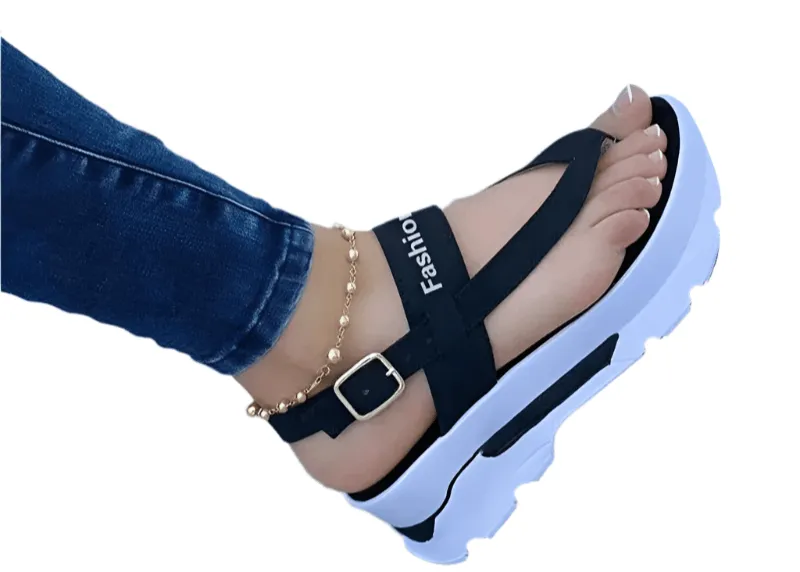 Women's Summer Wedge Sandals – Stylish & Comfortable Platform Heels for Casual Elegance