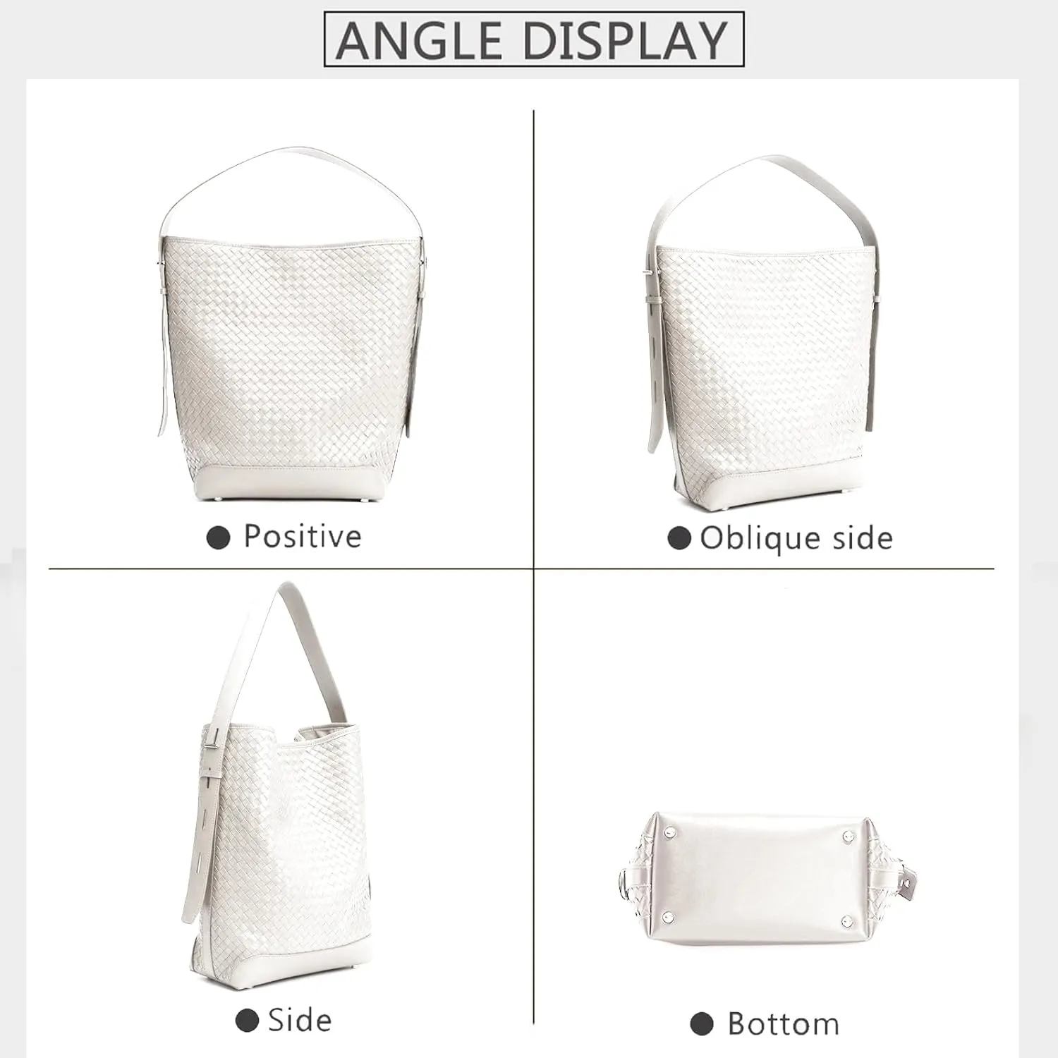 Woven Tote Bag For Women, Fashion Crossbody Shoulder Bag, Casual Top-handle Handbags, and Travel Purses Phone Bag