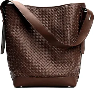 Woven Tote Bag For Women, Fashion Crossbody Shoulder Bag, Casual Top-handle Handbags, and Travel Purses Phone Bag