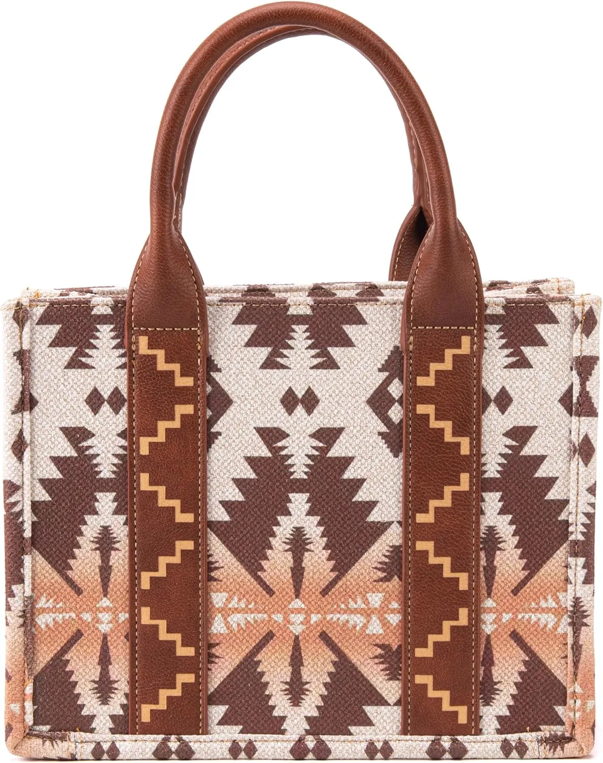 Wrangler Aztec Tote Bag for Women Boho Shoulder Purses and Handbags