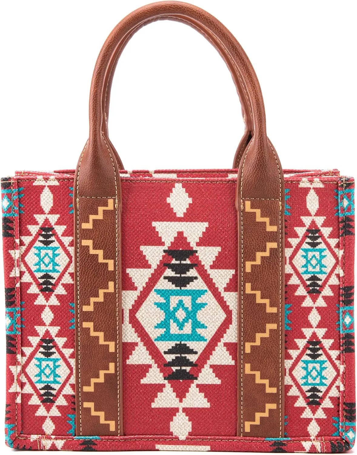 Wrangler Aztec Tote Bag for Women Boho Shoulder Purses and Handbags