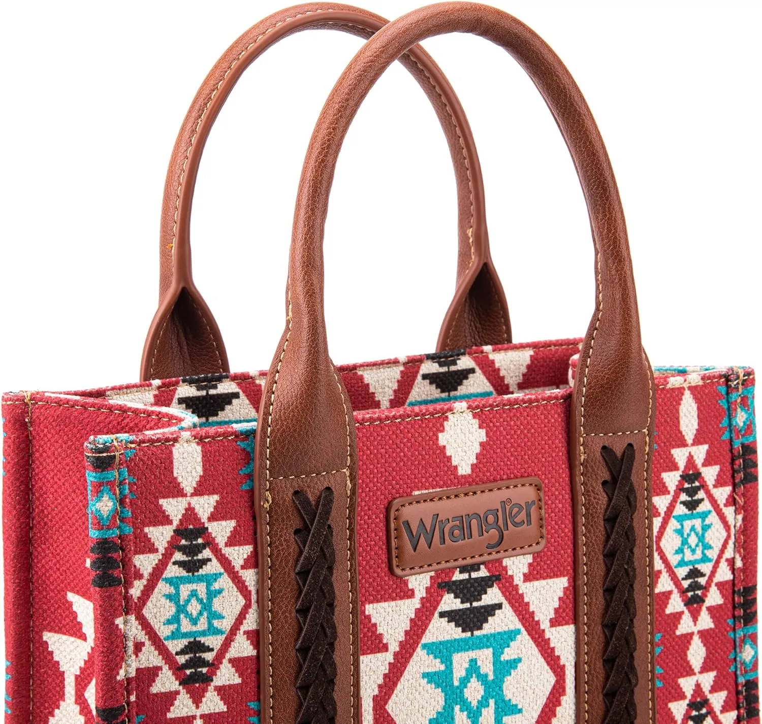 Wrangler Aztec Tote Bag for Women Boho Shoulder Purses and Handbags