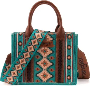 Wrangler Aztec Tote Bag for Women Boho Shoulder Purses and Handbags