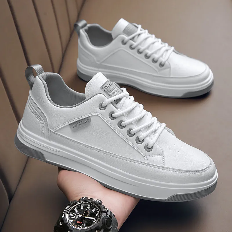 xiangtuibao Men's Shoes Men's Shoes Work Labor Insurance Shoes Casual Leather Shoes All-match Waterproof Non-slip Leather Sneakers
