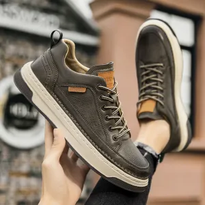 xiangtuibao Men's Shoes Men's Shoes Work Labor Insurance Shoes Casual Leather Shoes All-match Waterproof Non-slip Leather Sneakers