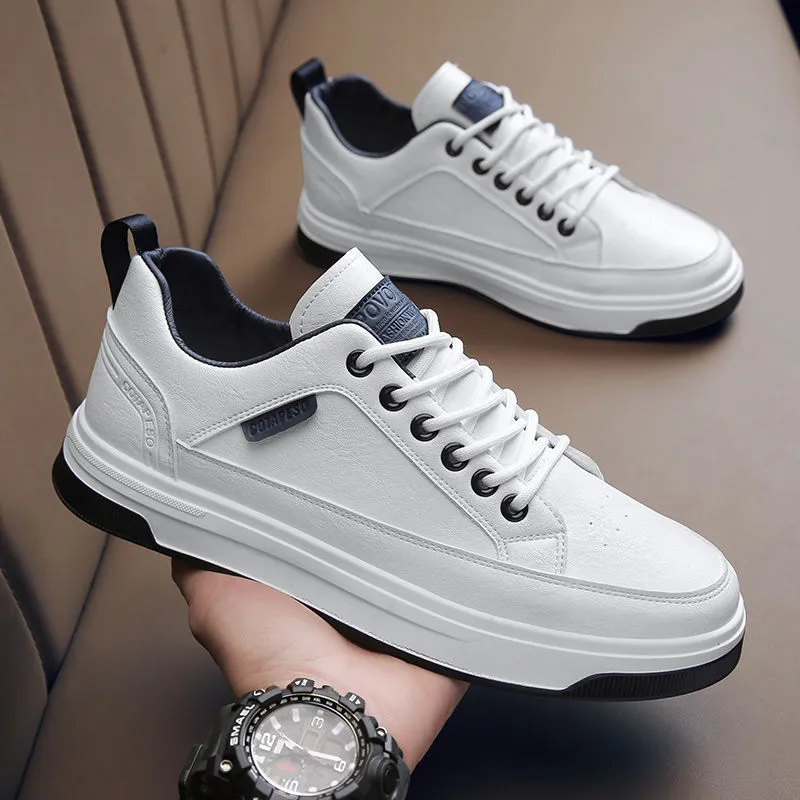 xiangtuibao Men's Shoes Men's Shoes Work Labor Insurance Shoes Casual Leather Shoes All-match Waterproof Non-slip Leather Sneakers