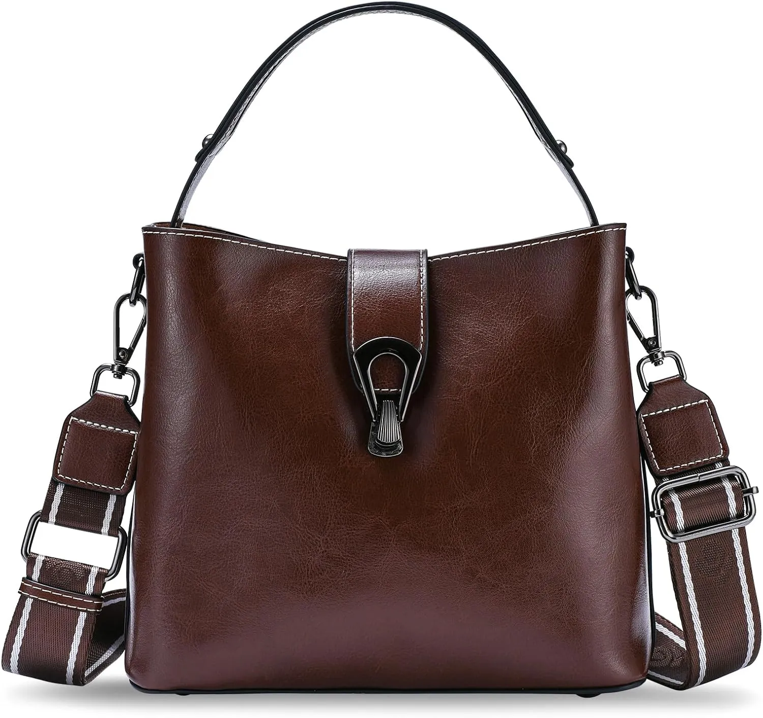 Yonami Genuine Leather Purses - Women's Designer Crossbody Bags  Small Purses for Women, Women's Shoulder Handbags